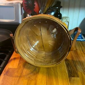 Longaberger Baskets Button Round Vintage